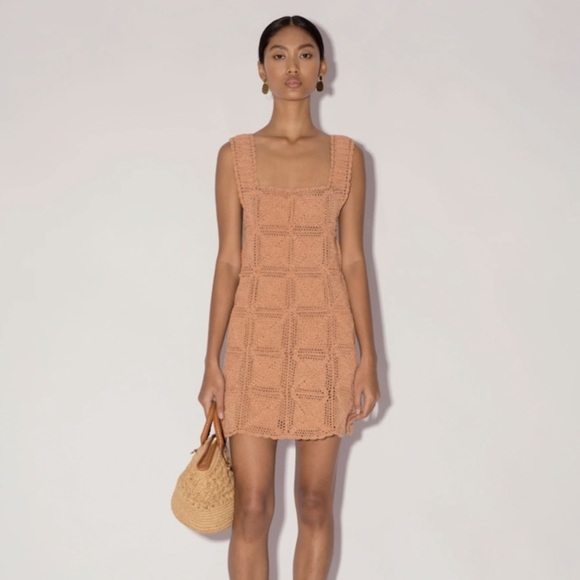 MAGALI PASCAL PULAU MINI DRESS IN COPPER SIZE XS NWT - Picture 3 of 10